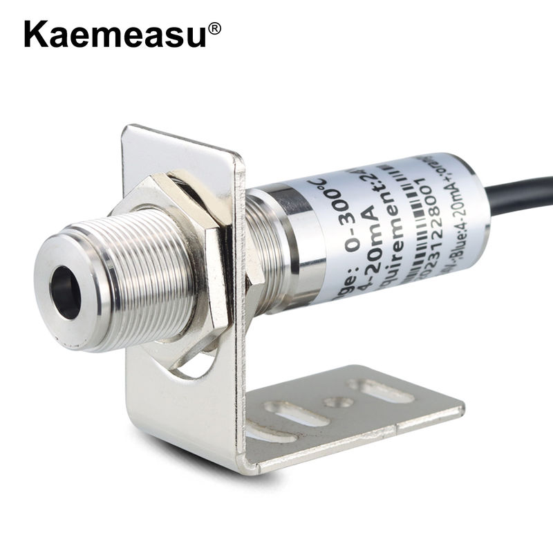 Kaemeasu 4 ~ 20mA Paslanmaz Çelik Sıcaklık Sensörü Endüstriyel Yüksek Sıcaklık Kızılötesi Pirometre Göndericisi