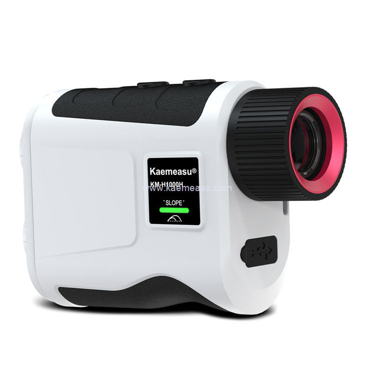 Kaemeasu 1000m Lazer Uzaklık Ölçücüsü Şarj edilebilir LCD Ekran Golf Uzaklık Ölçücüsü Manyetik Adsorpsiyonla H1000H