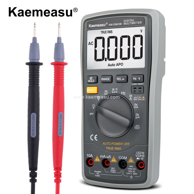 Kaemeasu 03B Endüstriyel Elektronik Multimeter Yüksek hassasiyetli Akıllı Yanma Karşıtı 1000V AC DC Dijital Multimetr