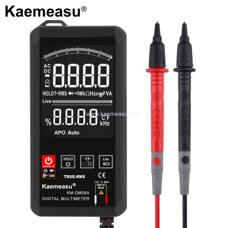 Kaemeasu EBTN Ekranı Dokunmatik Ekran Dijital Multimeter 6000 Sayılar Multimetro Voltaj Detektörü