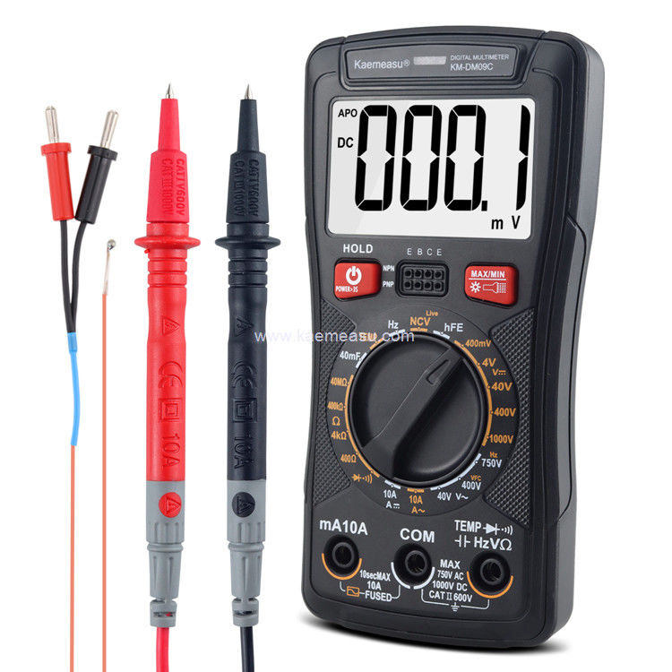 Kaemeasu 09C Akım Voltajı NCV Ölçümü Akıllı Dijital Multimeter OEM ODM