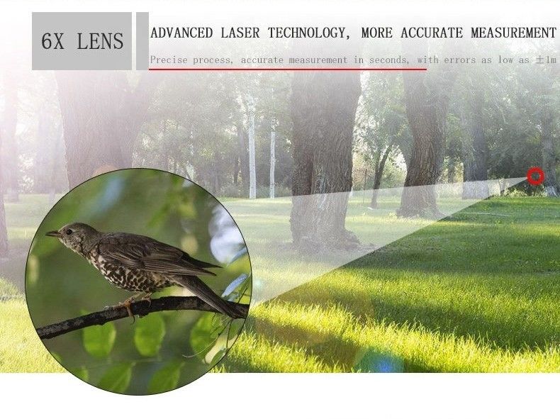 Avcılık Uzay ölçer açık hava sporu Lazer mesafe ölçer Lazer uzay ölçer golf uzay ölçer diastimeter teleskop