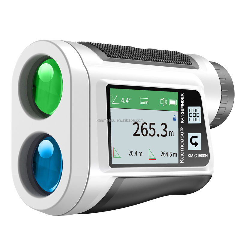 OEM 6x Rangefinder Lazer Monte Range Finder Golf Lazer Range Finder Lityum Pil Şarj edilebilir Dokunmatik Tür Renkli Ekran IP54