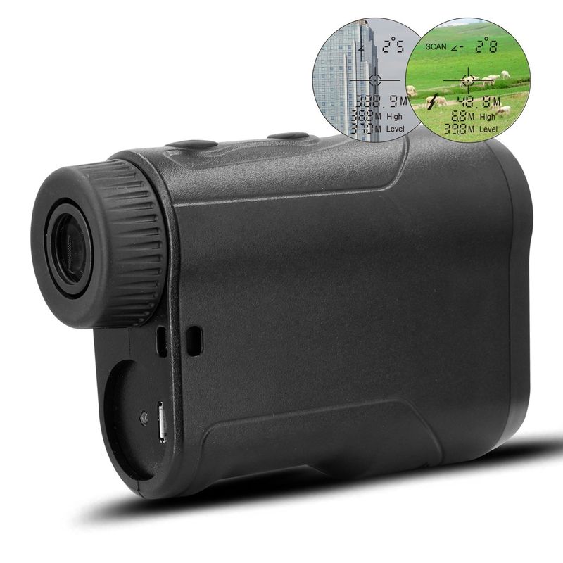OEM İyi Kalite Şarj edilebilir Lazer Uzaklık Ölçücüsü 450 Metre Dijital Lazer Uzaklık Ölçücüsü Avcılık/Golf/Spor/Mühendislik