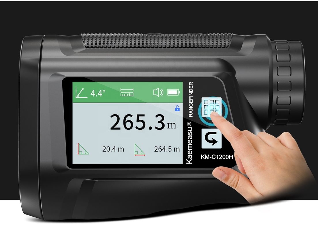 Oem Dokunmatik Ekran Dijital Golf Lazer Ölçücüsü Aralık Bulmacı Golf Lazer Ölçücüsü Avcılık için Ölçücüsü