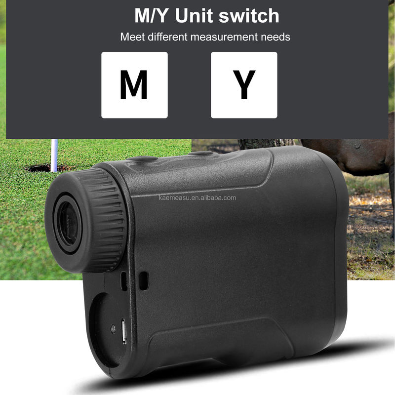 Teleskop Lazer Uzaklık Ölçücüsü Portatif USB Şarj Lazer Uzaklık Ölçücüsü Monocular Golf Avcılık Uzaklık Ölçücüsü 600M/656Yd