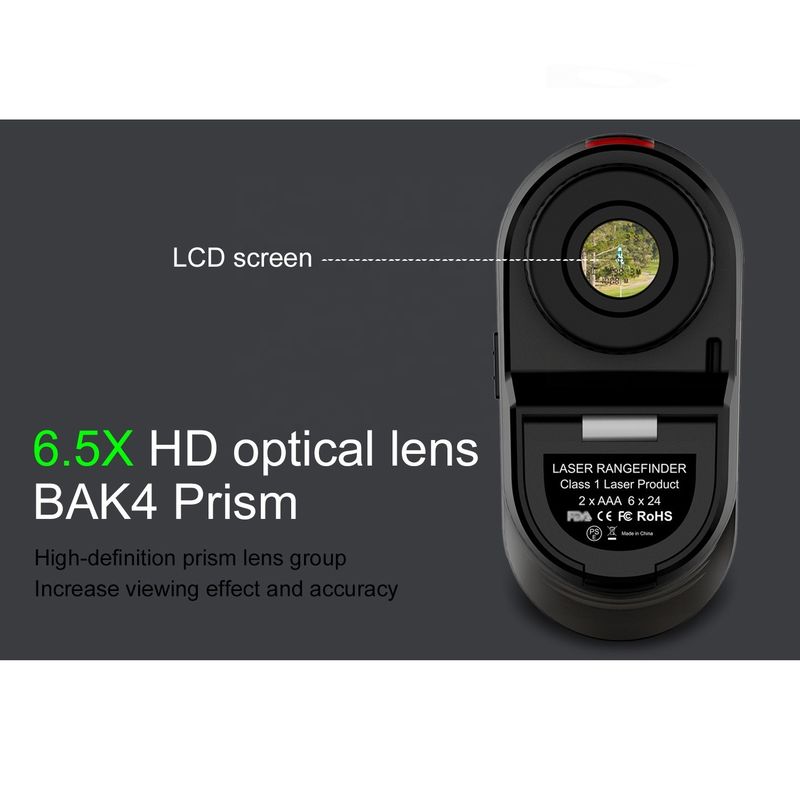 OEM ODM Menzil Bulmacı 600/800/1000m Golf Uzaklık Meter Çoklu modlar Lazer Menzil Bulmacılar Eğim anahtarı ile teleskop