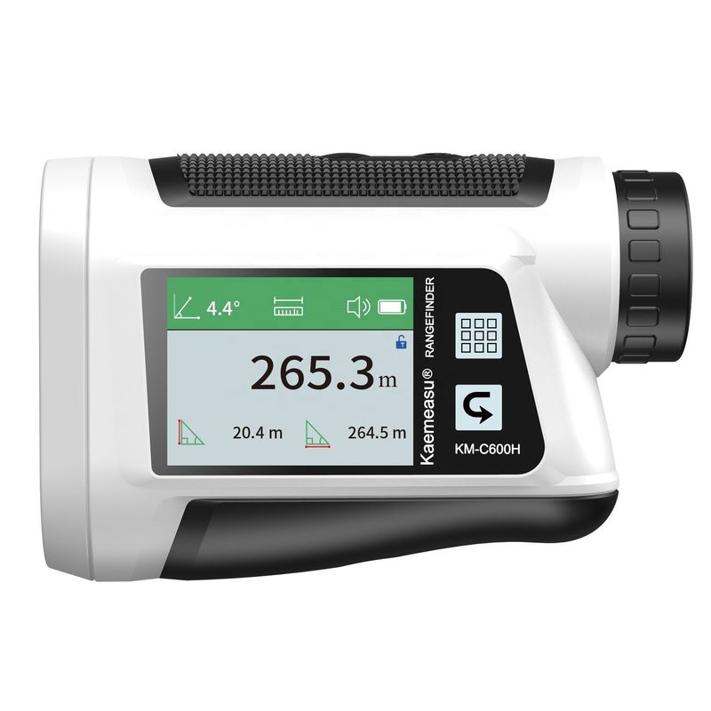 Mini El Laser Uzaklık Ölçücüsü Görme Ölçüm Aracı Lazer Uzaklık Ölçücüsü LCD Akıllı Dokunmatik Ekran Ekranı ile