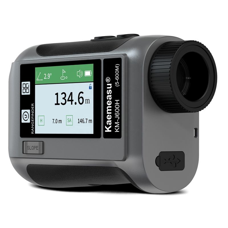 OEM/ODM Akıllı sesli Golf lazer menzil ölçerleri LCD ekranlı açık hava spor teleskopu 1200m