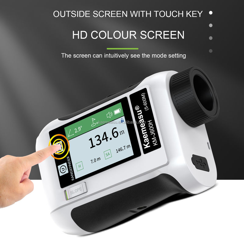1500m OEM ODM optik golf menzil ölçüm cihazı LCD ekran akıllı ses avlama lazer menzil ölçüm cihazları diastimetre Golf Sport teleskopu