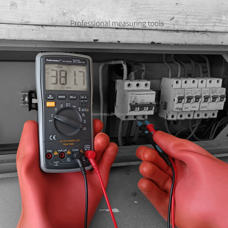03B Profesyonel Dijital Multimetreler DC AC Voltaj Akım Direnci Gerçek RMS LED Diyot Testi Otomatik Aralık Evrensel Meter