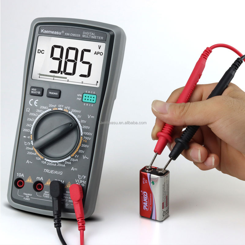 OEM ODM Yanma Karşıt Dijital Multimetre Klem metre turu rms batarya diyot hFE tester voltaj dedektörü multimeter satılık