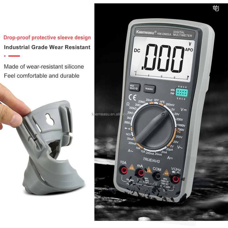 OEM ODM Yanma Karşıt Dijital Multimetre Klem metre turu rms batarya diyot hFE tester voltaj dedektörü multimeter satılık