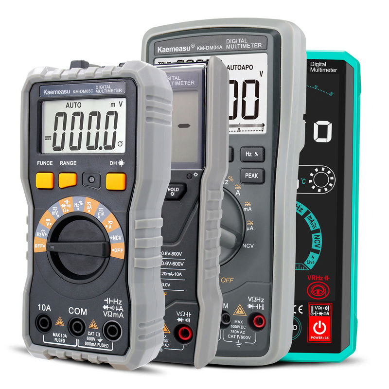 OEM ODM Akıllı Multimeter 6000 Sayılar Elektrikçi Bench Multimeter Mini elden Ture RMS Kare Dalga Çıktısı Dijital Multimetre