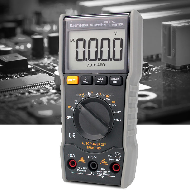01B Elektrikli Multitester Voltaj Akım ölçümü Endüstriyel Multimeter Mini taşınabilir Akıllı Dijital Araba Multimetreleri