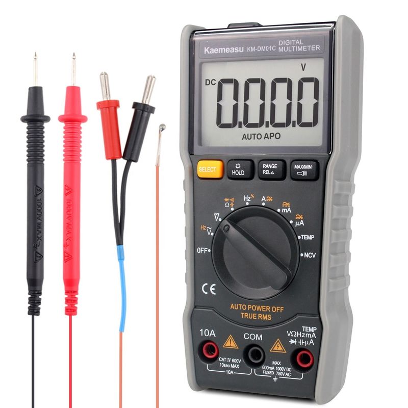 OEM ODM Dijital çoklu tester T-rms elektronik multimeter Ncv Ohm Hz Tester avometer Mini Portatif multimeter satılık