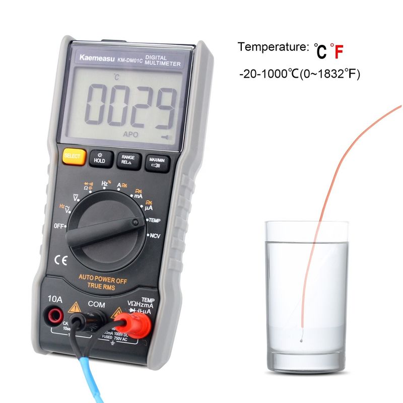 OEM ODM Dijital çoklu tester T-rms elektronik multimeter Ncv Ohm Hz Tester avometer Mini Portatif multimeter satılık
