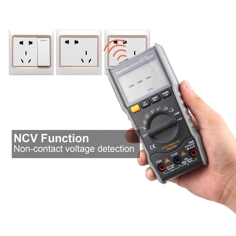 OEM ODM Dijital çoklu tester T-rms elektronik multimeter Ncv Ohm Hz Tester avometer Mini Portatif multimeter satılık