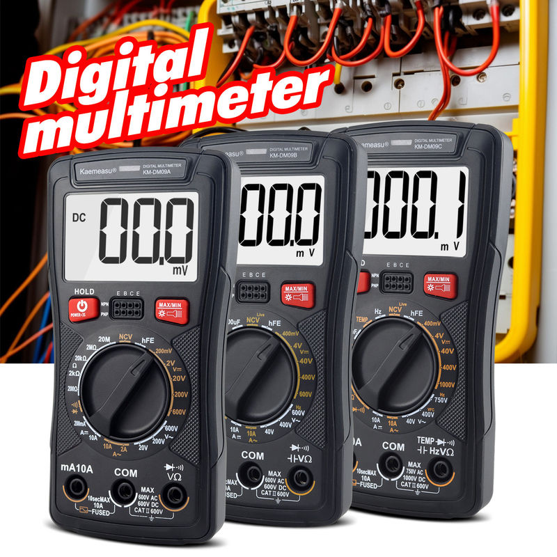 Mevcut Voltaj Multimetresi Özelleştir Profesyonel NCV Temassız Ölçüm Akıllı Multimeter LCD Ekran Dijital Multimetreler