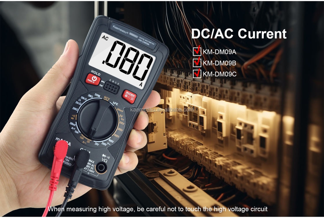 Mevcut Voltaj Multimetresi Özelleştir Profesyonel NCV Temassız Ölçüm Akıllı Multimeter LCD Ekran Dijital Multimetreler
