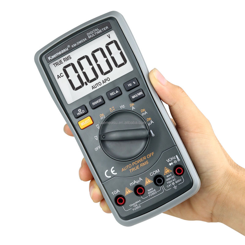 Elektrikçi Otomatik Aralık Multitester 6000 Sayımlar Analogik Multimeter T-RMS Diyot Test Süreklilik Buzzer Dijital Multimeterler