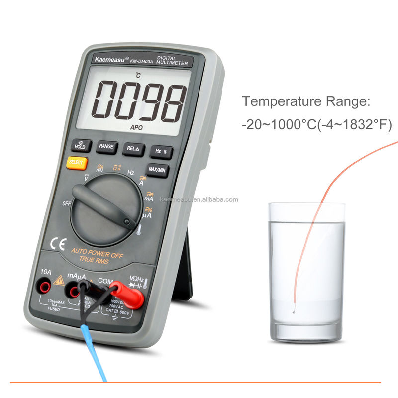 Elektrikçi Otomatik Aralık Multitester 6000 Sayımlar Analogik Multimeter T-RMS Diyot Test Süreklilik Buzzer Dijital Multimeterler