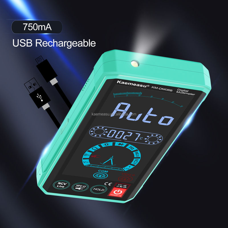 CE/RoHS/FCC Sertifikası ve 300mA ölçüm akımı aralığı ile Elektrikçi Test Ekipmanı Dijital Multimeter