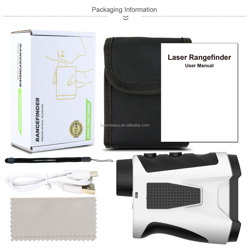 800m Golf Uzaklık Aracı Spor Lazer Uzaklık Aracı Optik Enstrümanlar Avcılık Diastimetre Golf Teleskobu