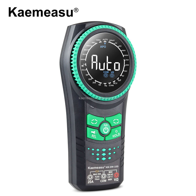 Akıllı Multimeter Voltaj Ölçerleri Detektör Multimetro Dijital Multimetre Akıllı Döner Düğme -20-50C Maks. DC Akım 20mA