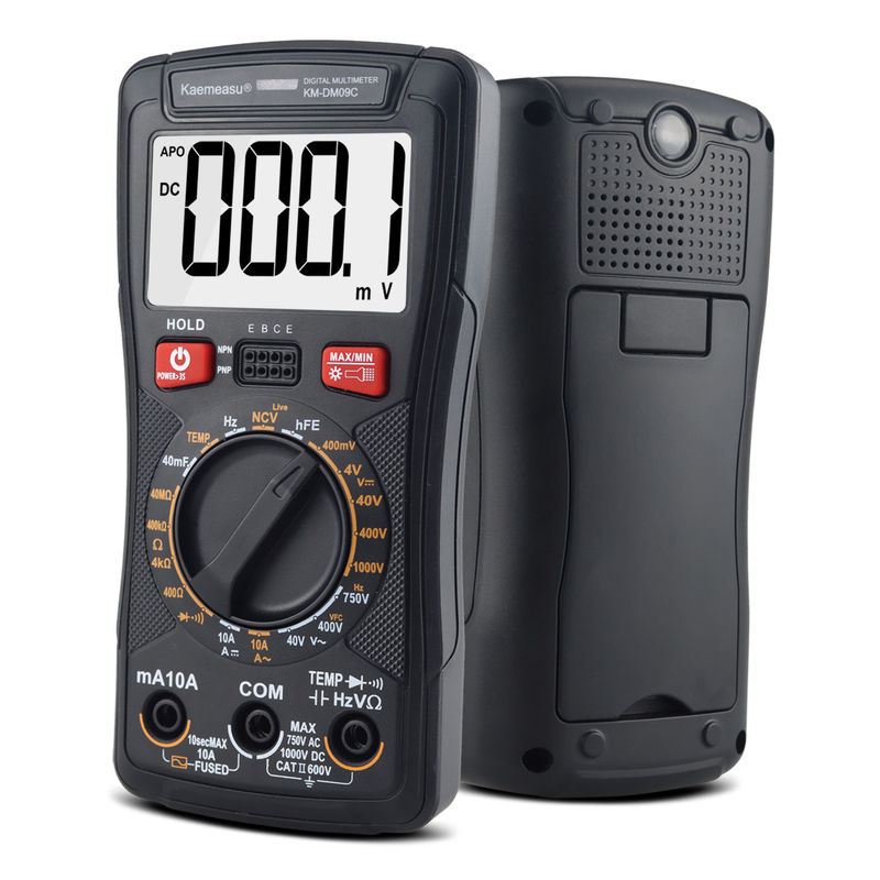 Direnci ve sürekliliği ölçmek için çok fonksiyonel dijital mini multimeter 200mV-1000V 40-40mF