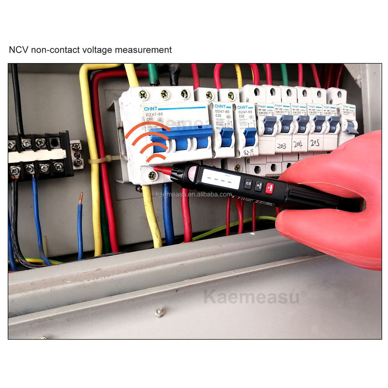 kaemeasu Mini Pen Dijital Multimeter NCV Sequence Temas Etmeyen Voltaj Algılama Multimeter Tester Pen Meter
