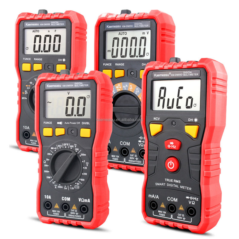 Çok fonksiyonel Cep Dijital Multimeter Elektrikçi Evrensel Meter Yüksek Hassasiyetli DC/AC NCV Gerçek RMS Multimeter Tester