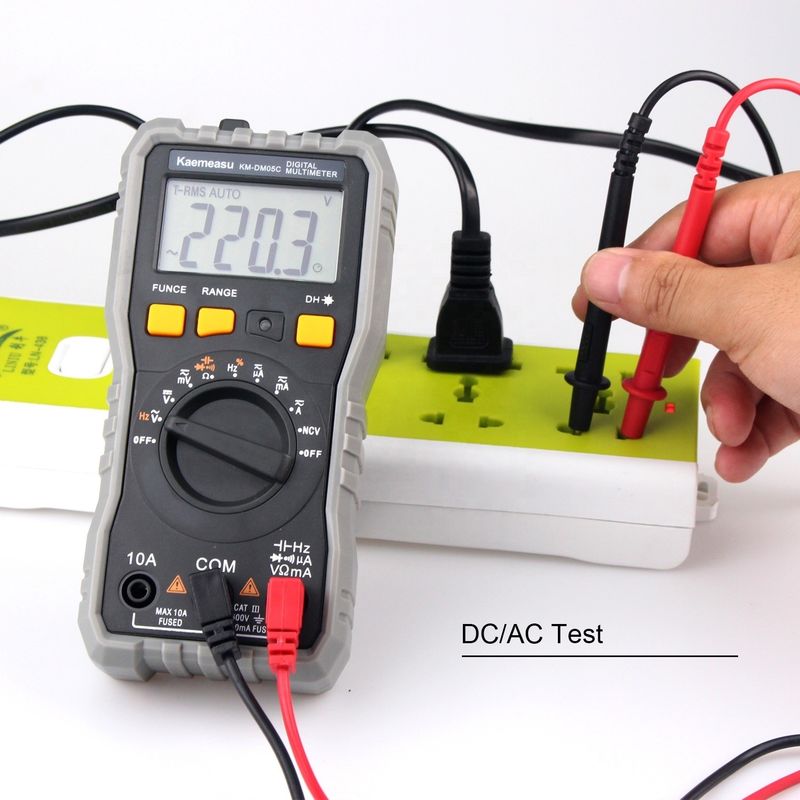 Çok fonksiyonel Cep Dijital Multimeter Elektrikçi Evrensel Meter Yüksek Hassasiyetli DC/AC NCV Gerçek RMS Multimeter Tester