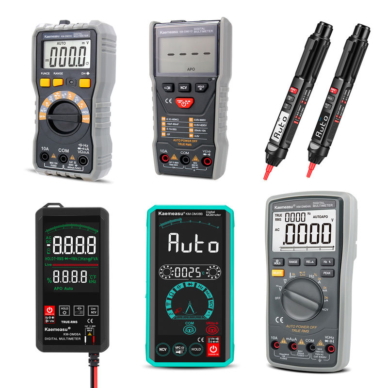 Yüksek hassasiyetli yanma önleyici 1000V Dijital Multimetre LCD Ekran Voltmetre Gerçek RMS Fonksiyonu Sıcaklık Sondu ile Multi Meter