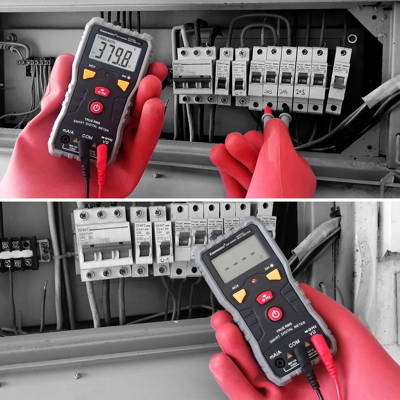 Cep Dijital Multimetresi DC/AC Çok fonksiyonel Yüksek hassasiyet kapasitesi Ncv Ohm Hz Tester Otomatik Aralık Dijital Multimetresi