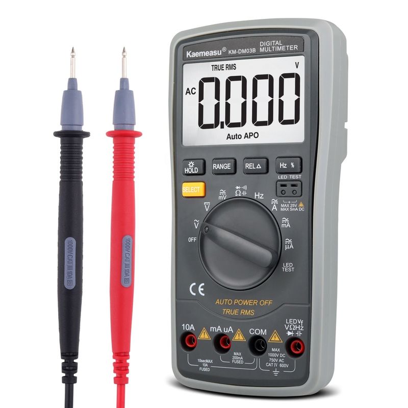 Sıcak Satış Endüstriyel Elektronik Multimetre Yüksek Hassasiyet 6000 Sayılar 1000v AC DC Dijital Multimetre