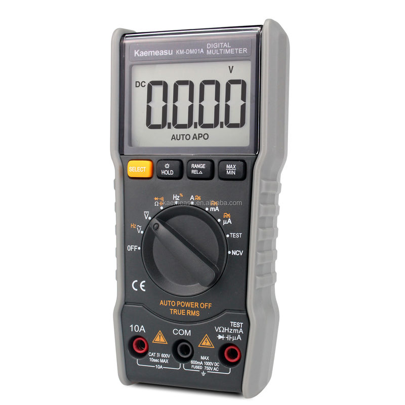 6000 Sayımlar DC/AC Kapasitans Direniş NCV T-RMS Canlı Kablo/Sıfır Kablo Ölçümü Dijital Multimeter