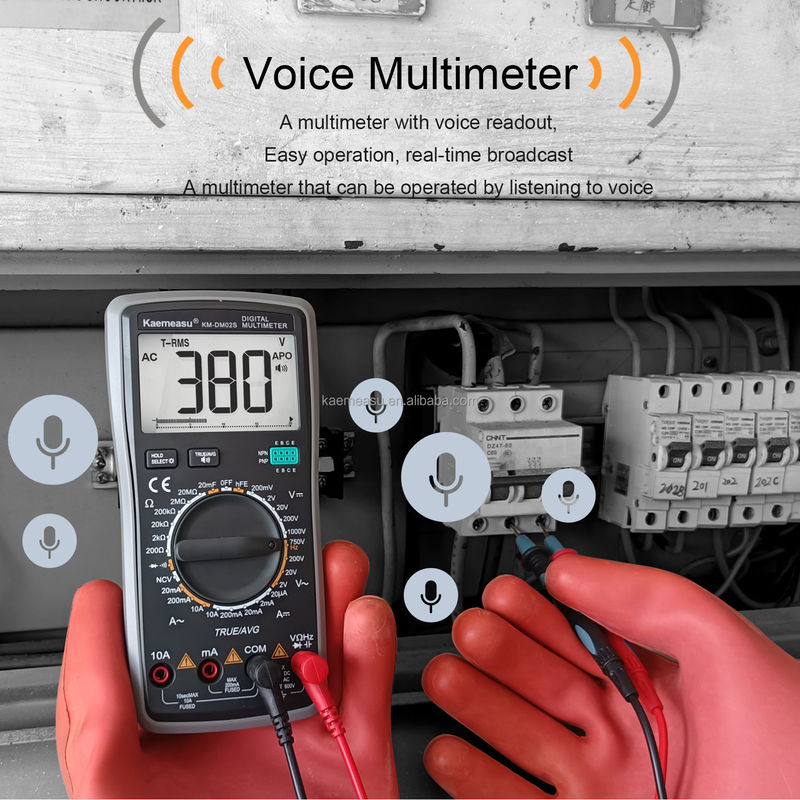 Sıcak satış Autoranging Multitester DC/AC NCV T-rms True RMS dijital multimetrelerle elektrikli akıllı
