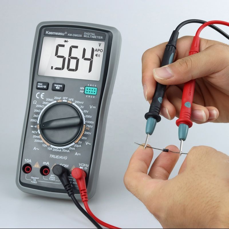 Akıllı Ses Multitester Otomatik Aralık Çok Fonksiyonlu Laboratuvar Ekipmanı Direnç Denetleyicisi Dijital Multimeter
