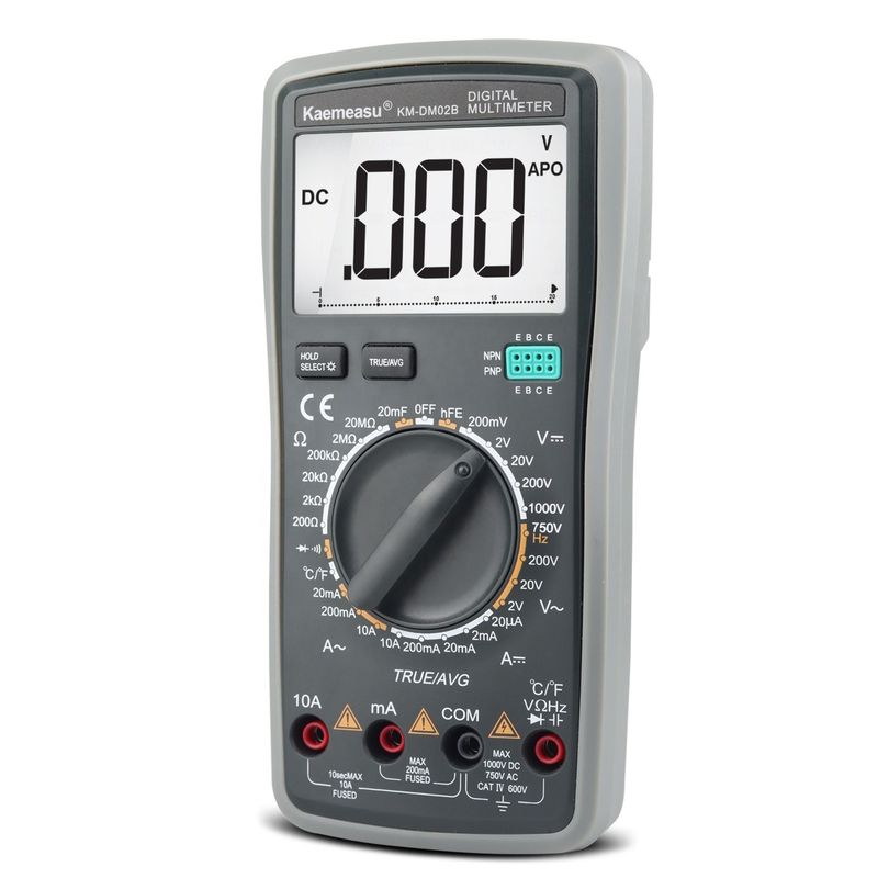 Dijital Multimeter DC AC True RMS 1000V Elektronik Multitester Yanma Karşıtı Otomatik Multimeter