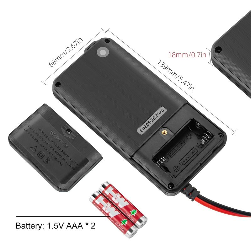 Kaemeasu Cep Elektronik Onarım Araçları Mini Touch Dijital Multimeter 6000 sayım Renk Büyük ekran Mini Touch Dijital Multimeter