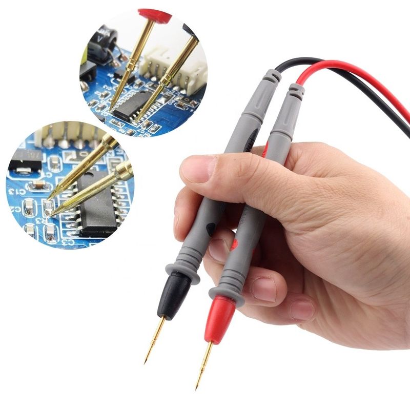 Multimeter Test Sondu Liderler Muz Plug Dijital Multimeter Sondu Elektriksel Test Sondu 20A 1000V Enstrümantasyon Kabloları