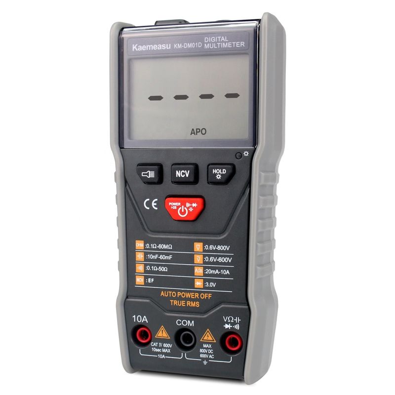 Otomatik Aralıklı Multimetre 3 5/6 basamaklı DC/AC Ncv Multimeter Tester ile True-rms Dijital Multimeter