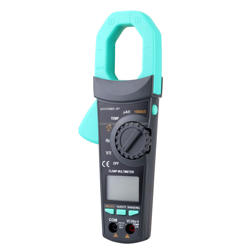 Big Clamp Multimeter T-RMS AC DC 1000V 1000A Diyot Testi Süreklilik Buzzer Dijital Clamp Metres