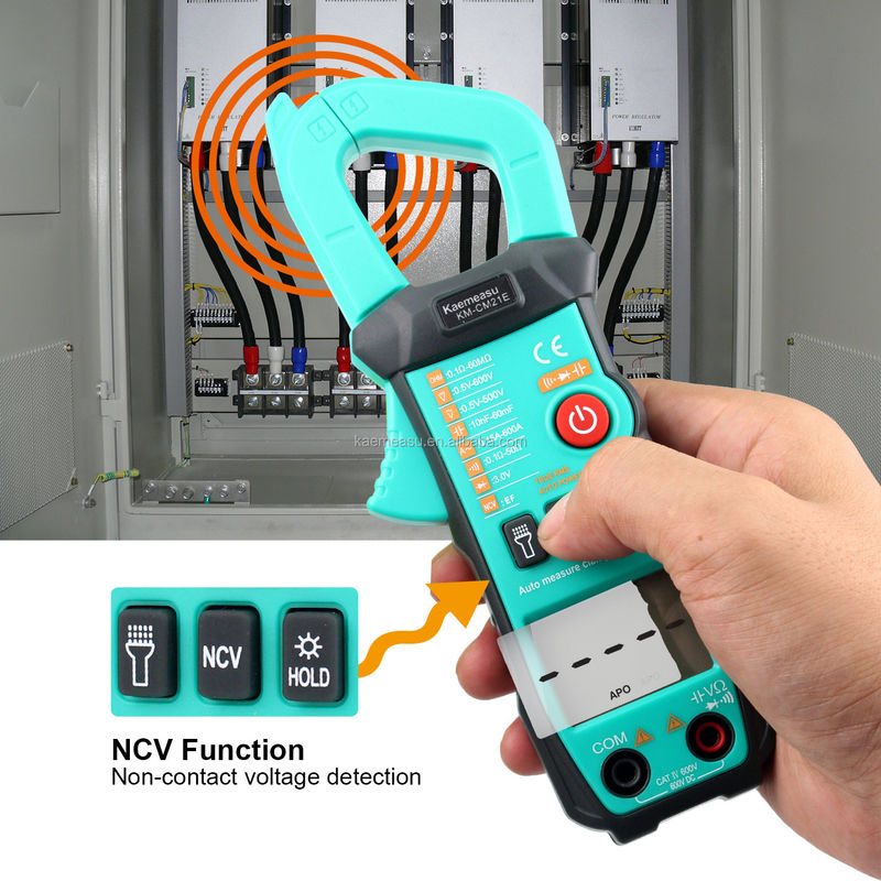 600A Akım Ölçümü Trms Otomatik Aralık Voltaj Ammeter Hz Ohm Ncv Tester Multimeter Ampere Meter Klem Meter 21E