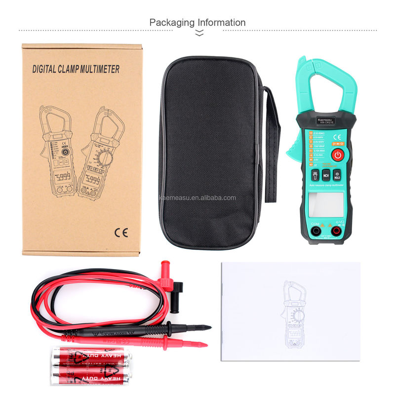 600A Akım Ölçümü Trms Otomatik Aralık Voltaj Ammeter Hz Ohm Ncv Tester Multimeter Ampere Meter Klem Meter 21E