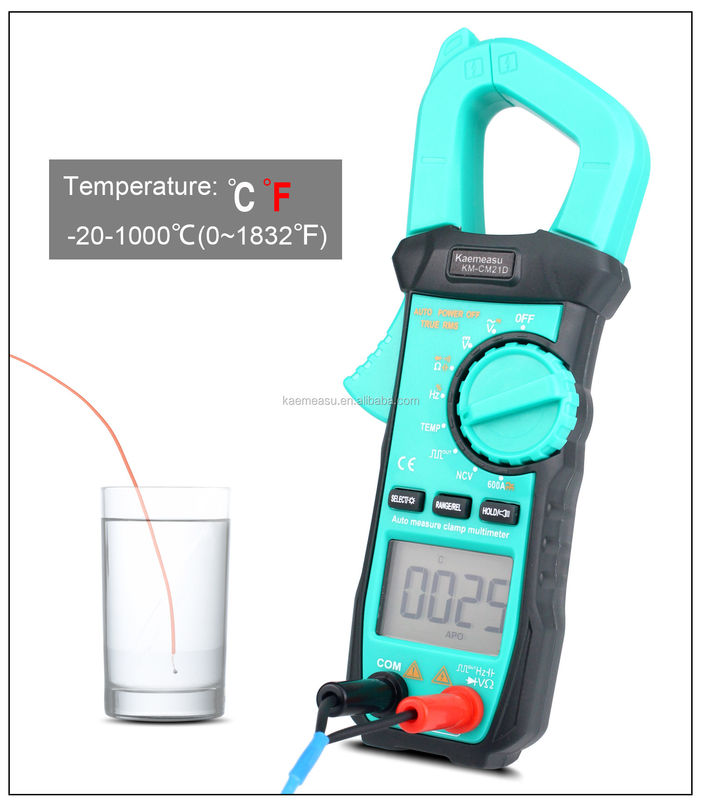 Voltaj dedektörü ve zımba ile taşınabilir dijital multimeter direnci ölçme aralığı 600Ω/6kΩ/60kΩ/600kΩ/6MΩ/40MΩ