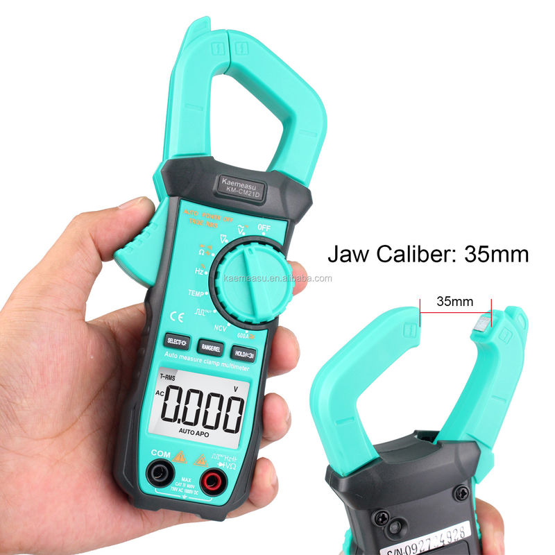 21D DC AC Dijital Klem Meter 3 5/6 basamaklı Otomatik Diyot Testi Ture RMS Kare Dalga Çıkışı NCV Dijital Klem Meter Multimeter