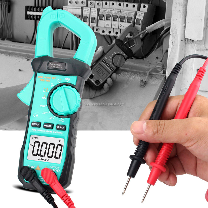 Mini Klem Meter Elektrikli Multimeter NCV 1000v Dijital AC DC Direnç Meter Ekran Sayımı 6000 Sayım