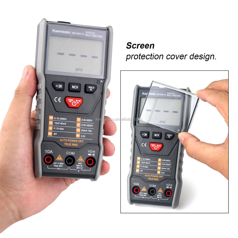 NCV ve T-RMS fonksiyonu ile çok fonksiyonel su geçirmez AC Voltage Tester Clamp Meters